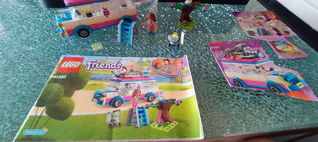 LEGO Friends Olivia's Missievoertuig - 41333 compleet, Lego, Friends, Ophalen of Verzenden, Complete set