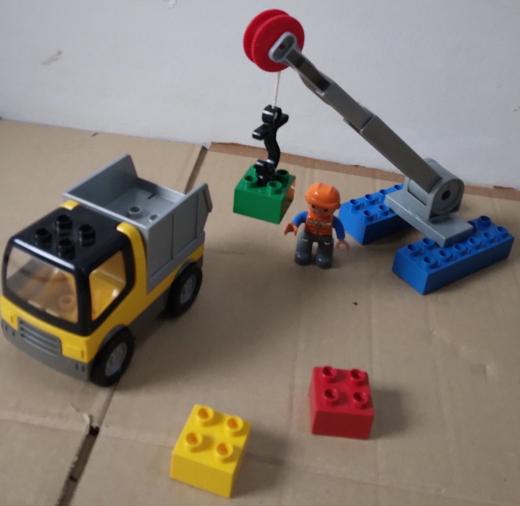 Road Worker - Duplo (Explore) #3611 (2002), Kinderen en Baby's, Ophalen, Gebruikt, Duplo, Complete set