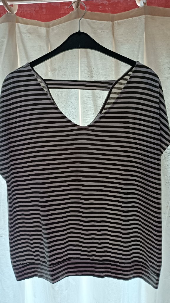 t-shirt rayé Paprika : M/L, Vêtements | Femmes, Enlèvement ou Envoi, Chemise ou Top, Blanc, Porté