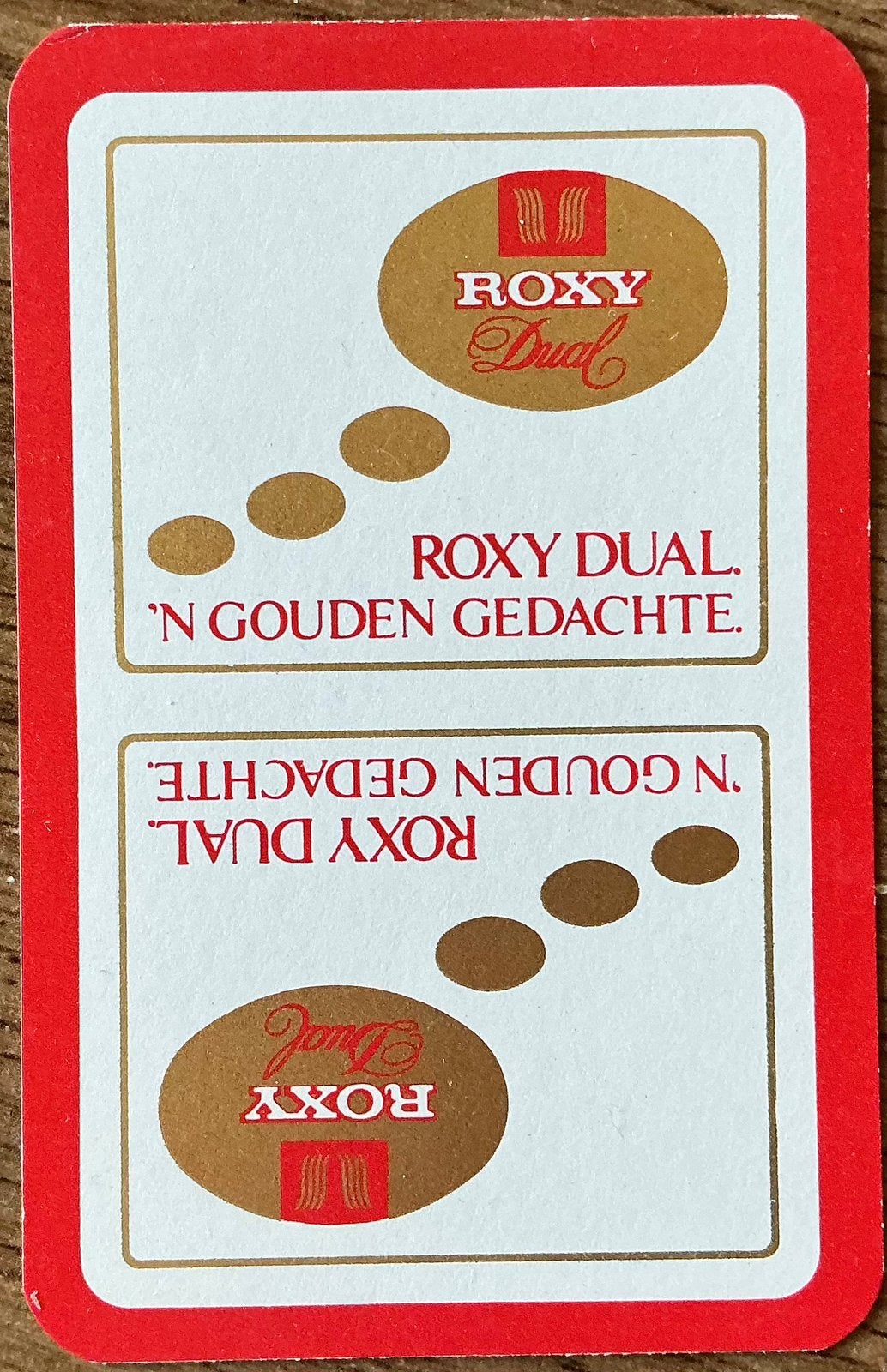 Carte à jouer ROXY CIGARETTES, Enlèvement ou Envoi, Comme neuf, Carte(s) à jouer