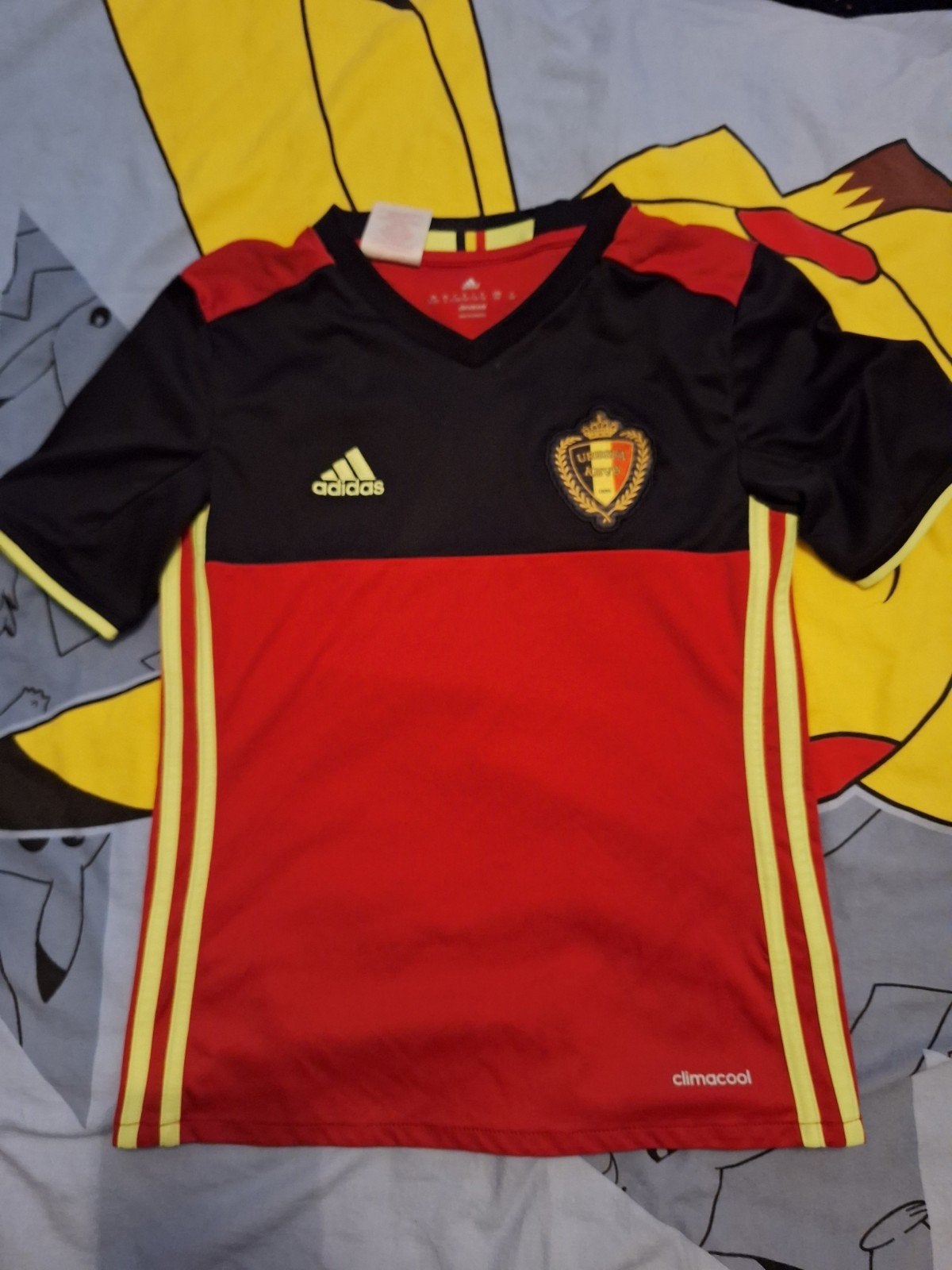 Maillot Belgique 9/10 ans, Enlèvement