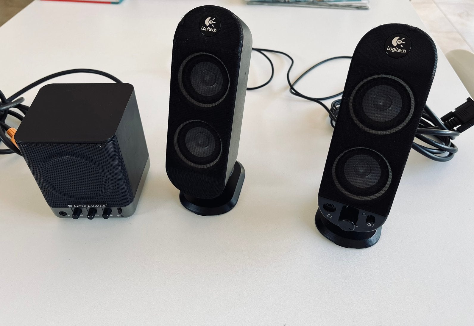 Logitech speakers, Computers en Software, Pc speakers, Ophalen, Gebruikt