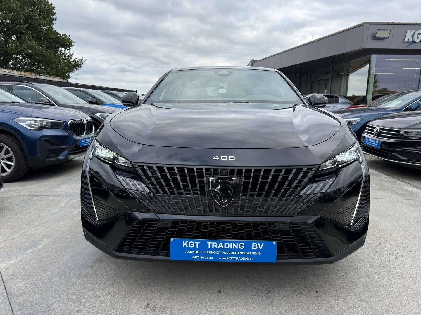 Peugeot 408 1.2i TURBO HYBRID GT-LINE AUTOMAAT NAVI LEDER FU, Autos, Cuir, 145 ch, Achat, Entreprise