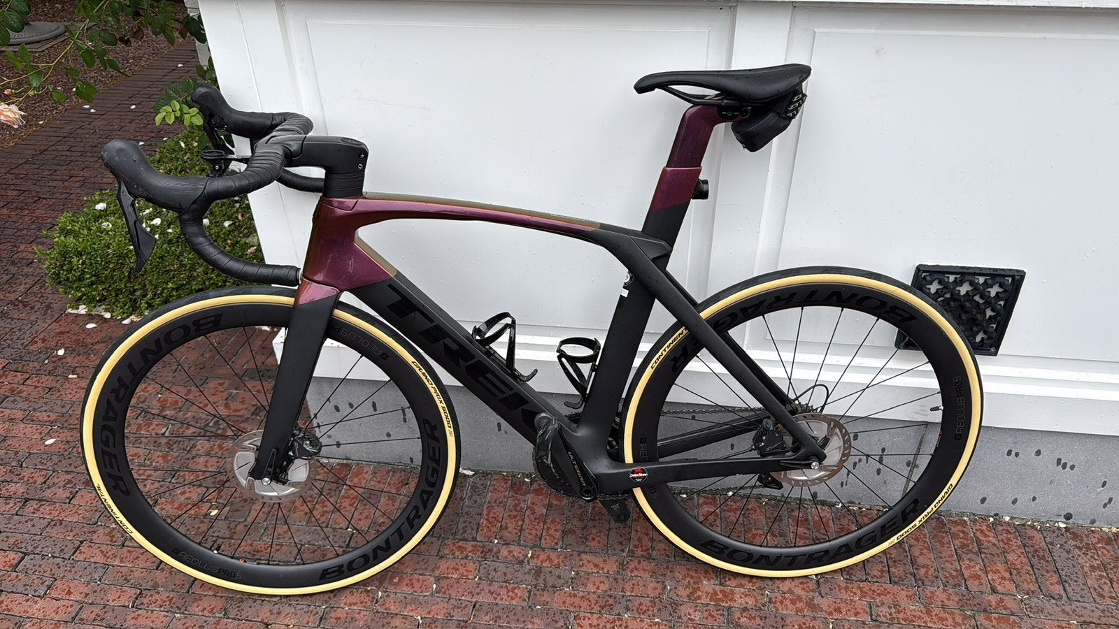 Trek Madone SLR6 - disk in Sunburst, Ophalen, Zo goed als nieuw, Carbon