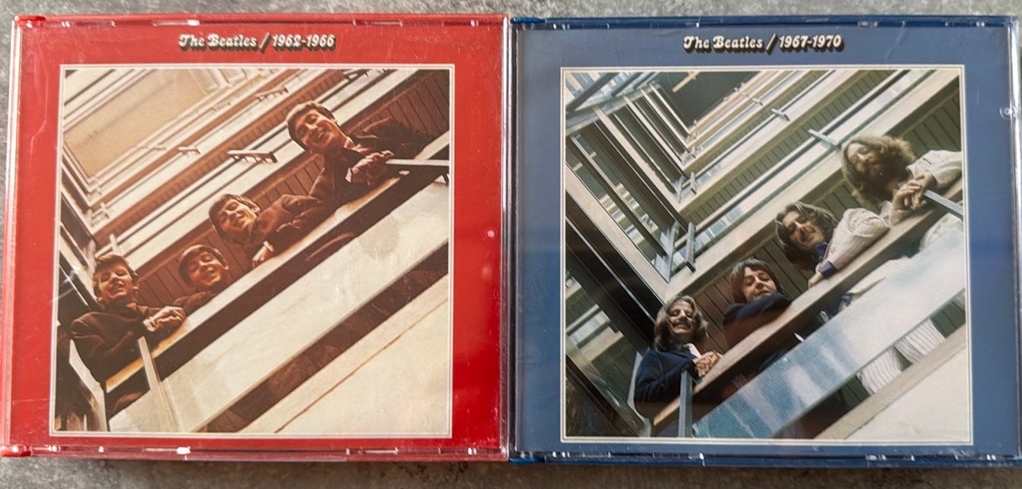 The Beatles – 1962‑1966 (Red) + 1967‑1970 (Blue) – 2CD Sets, Cd's en Dvd's, Ophalen, Zo goed als nieuw, Album