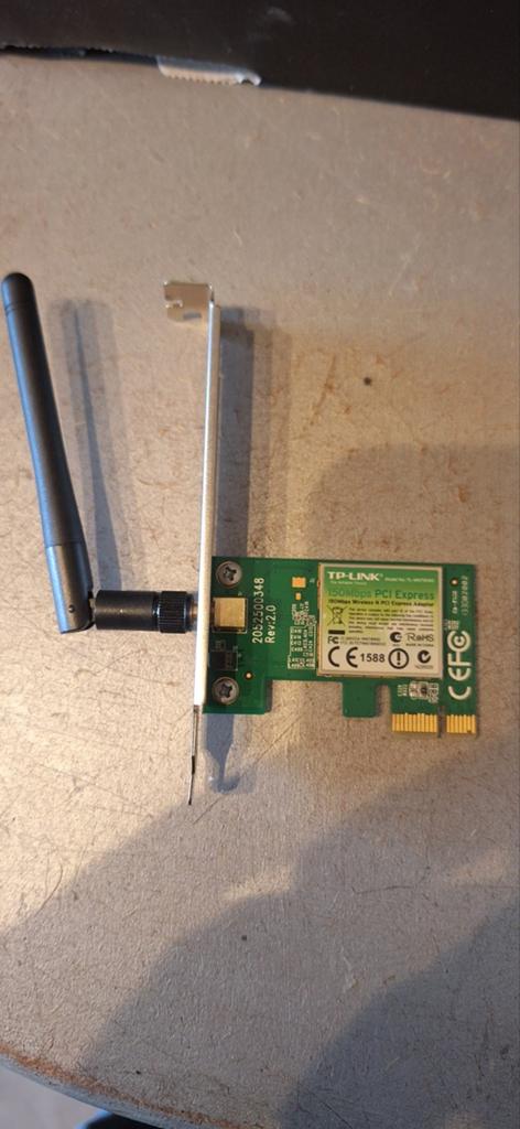 Antenne wifi tp link pci express 150mbps pour pc de bureau, Informatique & Logiciels, Enlèvement ou Envoi