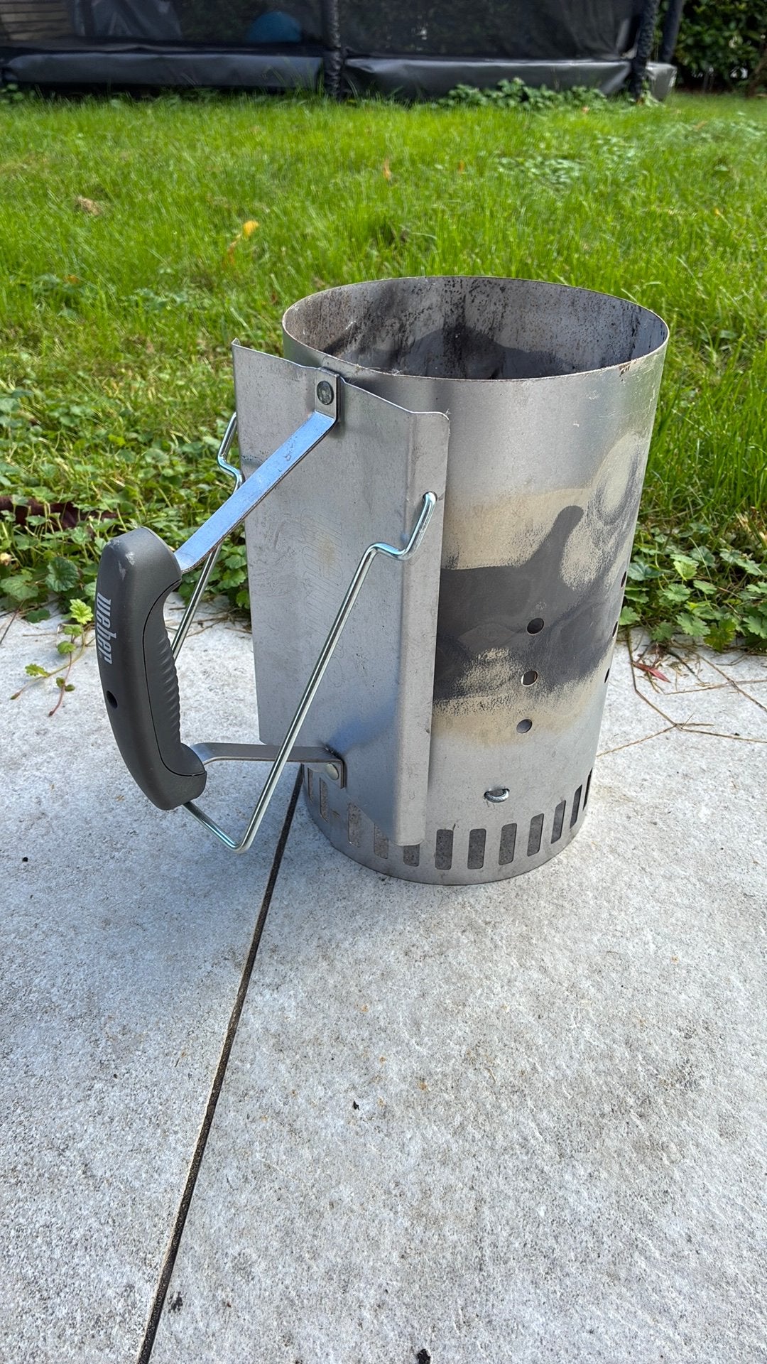 Kolenschouw Weber 30cm hoog diameter 19cm, Tuin en Terras, Ophalen, Gebruikt