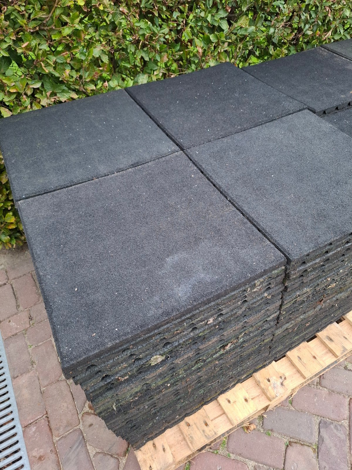 ️ Rubber tegels 50x50x2,5 cm Stalmatten balkons Speeltoeste, Enlèvement