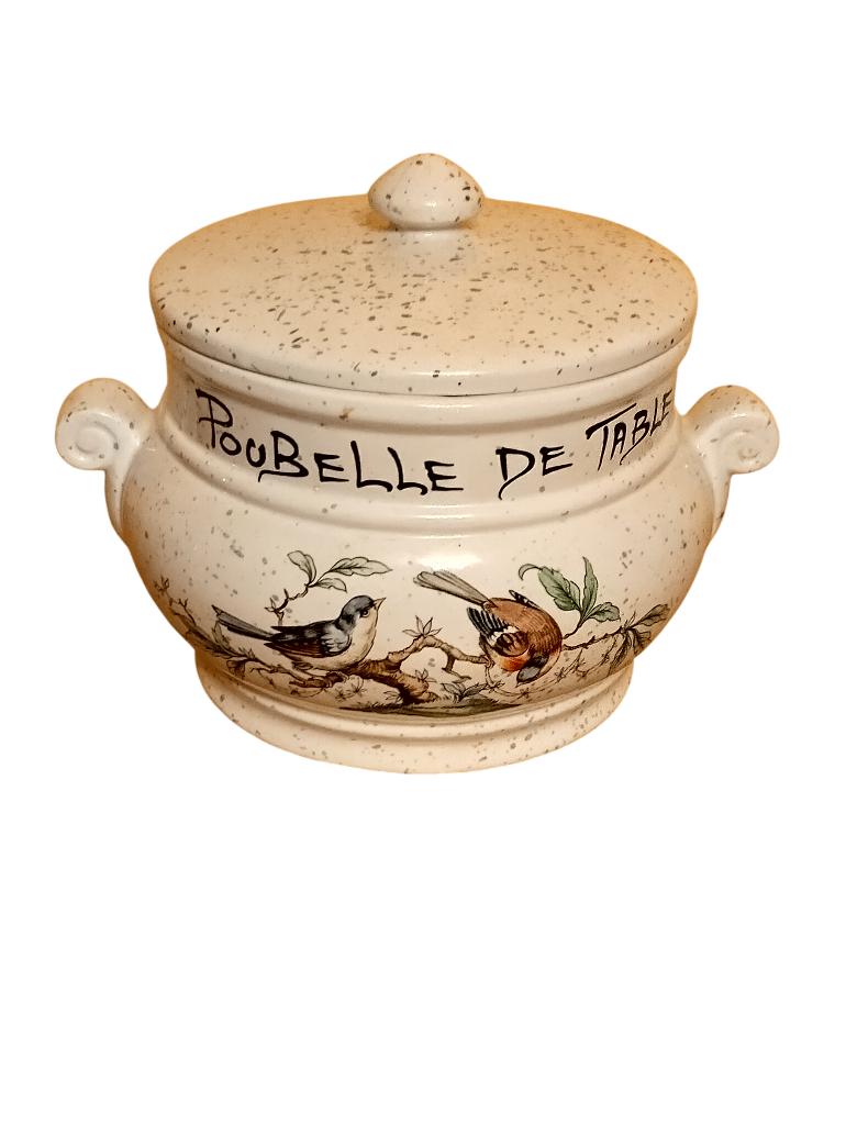 Poubelle de table made in Italy vintage, Enlèvement