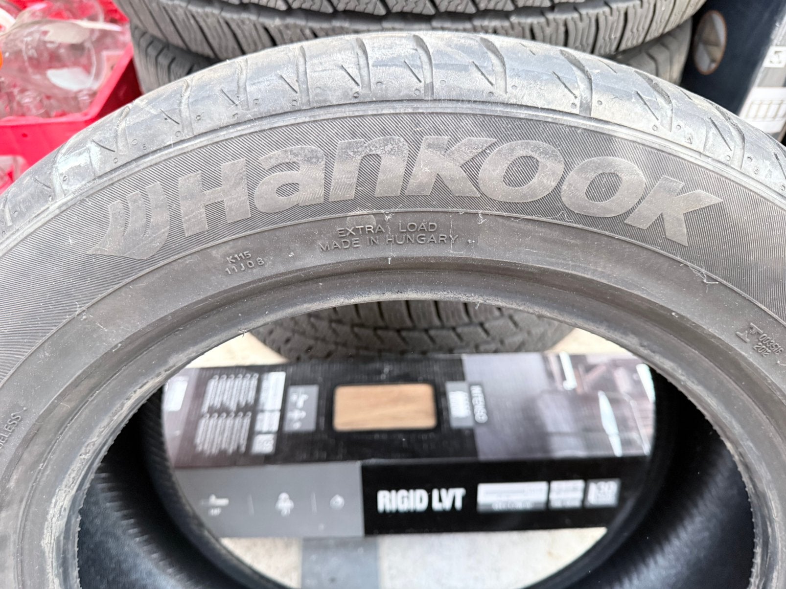 Zomer banden Hankook 225/55R17 101V, Enlèvement, Comme neuf