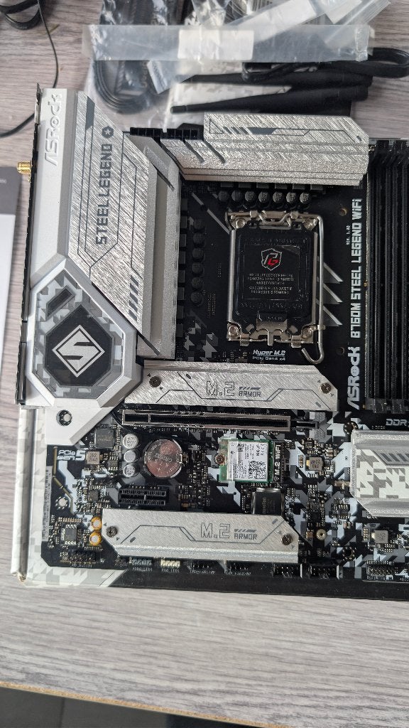 NEW!!! ASRock B760M Steel Legend WiFi(DDR5), Computers en Software, Moederborden, LGA 1700, Nieuw, Ophalen of Verzenden, Micro-ATX
