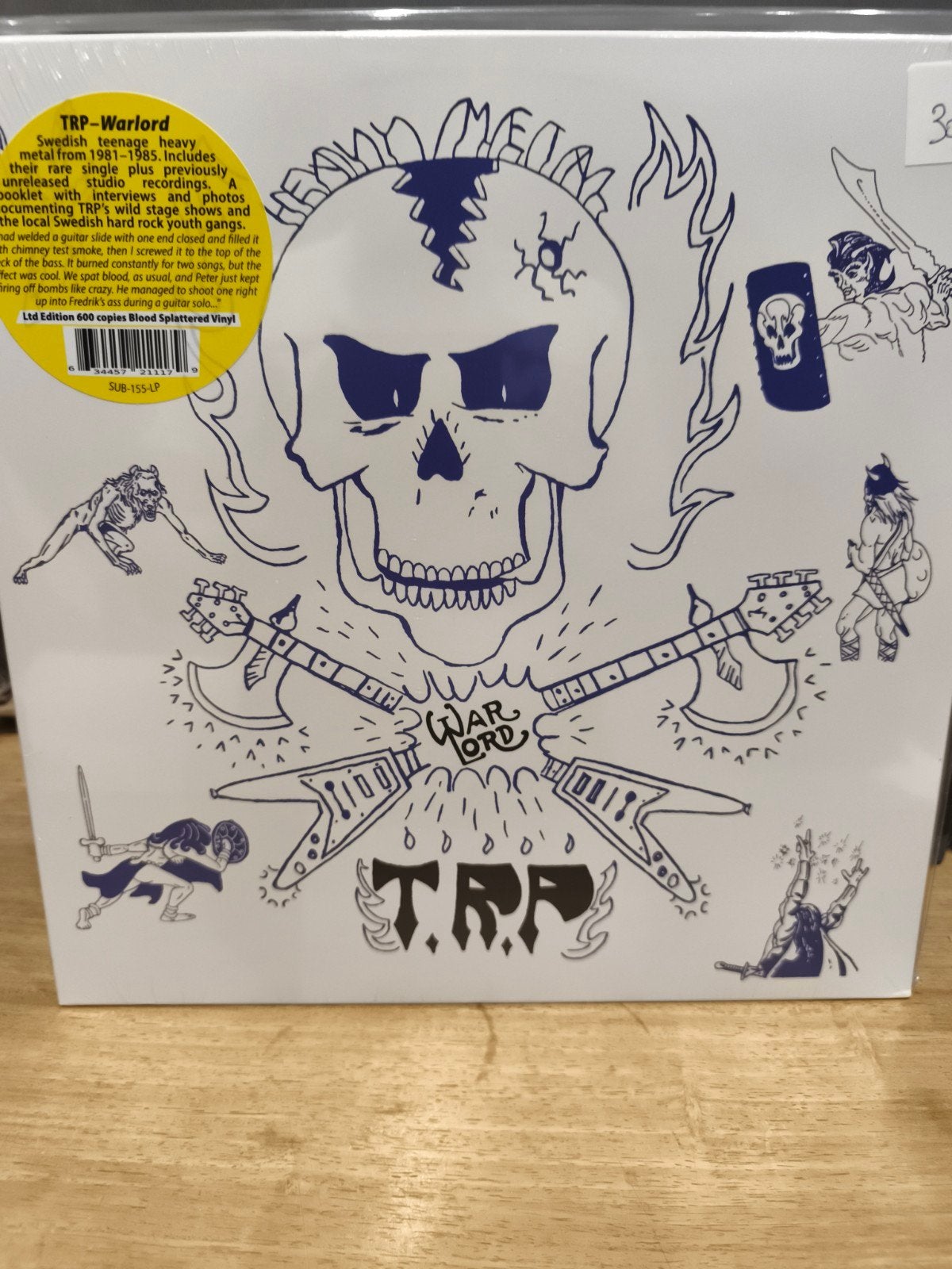 T R.P.  - warlord lp vinyl, CD & DVD, Vinyles | Hardrock & Metal, Enlèvement ou Envoi, LP