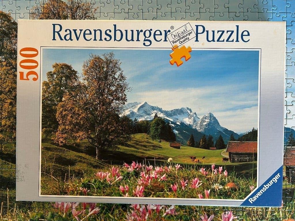 Puzzel Ravensburger 500 pc, Hobby en Vrije tijd, Ophalen of Verzenden, 500 t/m 1500 stukjes, Gebruikt, Legpuzzel