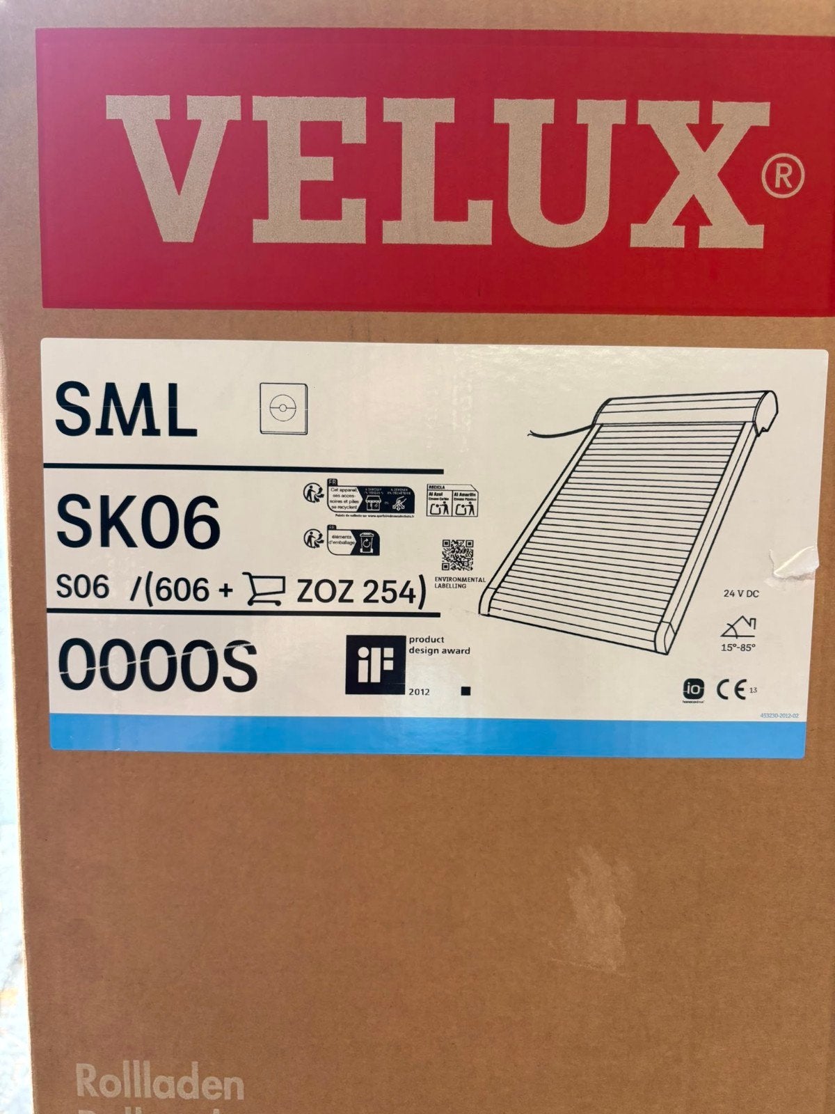 Volet velux 114x118, Enlèvement