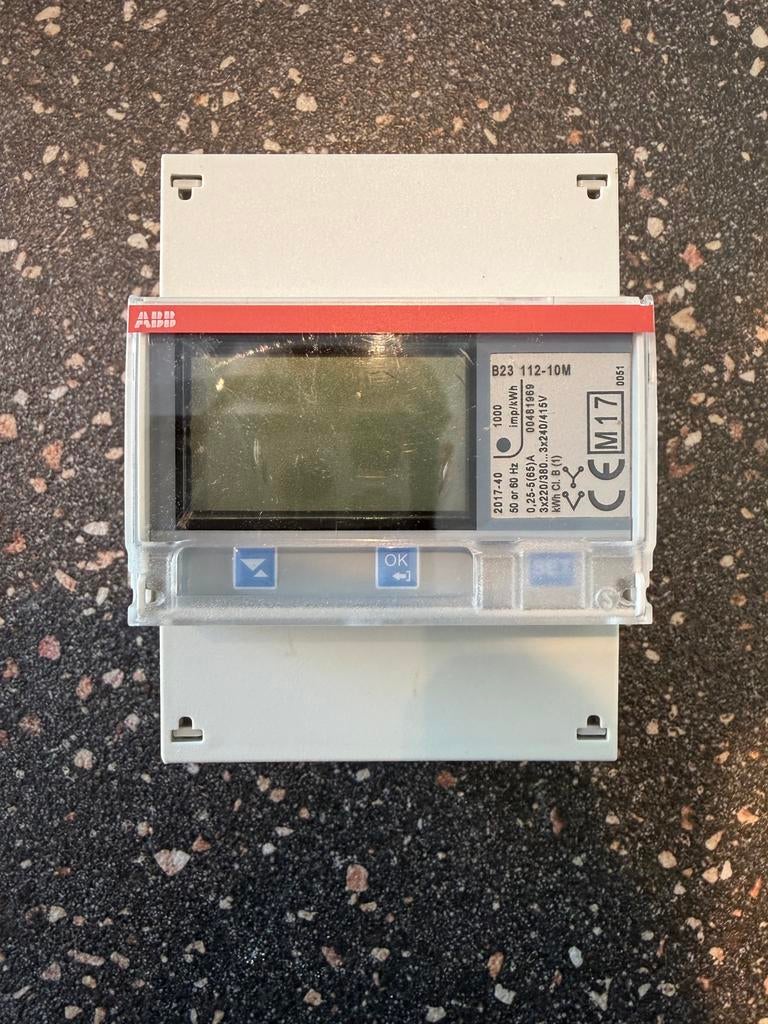 Kwh meter 3f., Doe-het-zelf en Bouw, Ophalen of Verzenden, Zo goed als nieuw, Overige typen