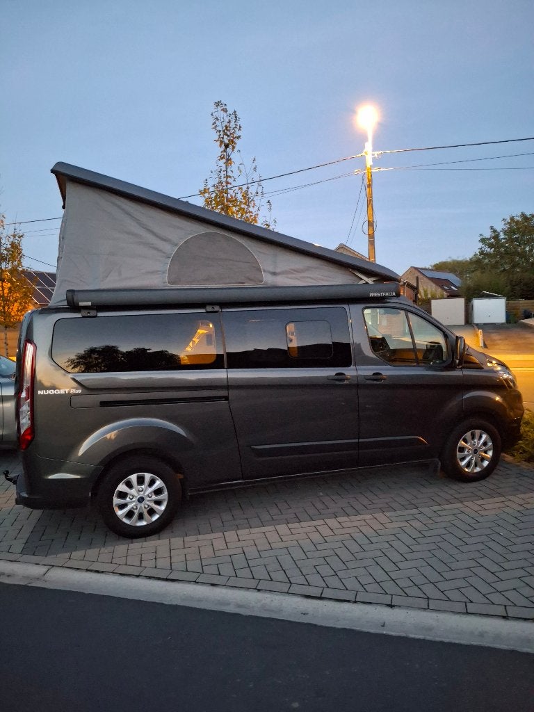 FORD NUGGET PLUS LANGE VERSIE TOP STAAT, Automaat, Chemisch toilet, Buscamper of Camperbus, Ringverwarming