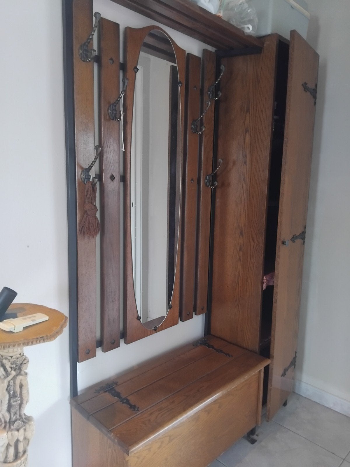 ,wandkast  echt Eik 3m 300€, Enlèvement ou Envoi