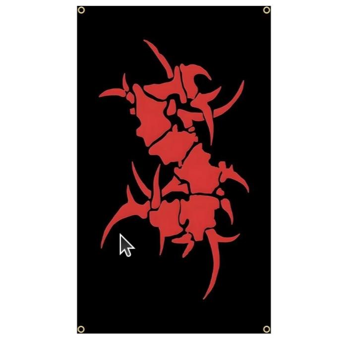 Grands drapeaux Sepultura (150x90cm), Enlèvement ou Envoi, Neuf