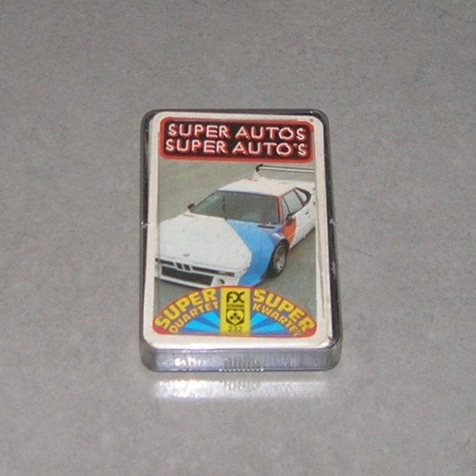 Kwartet – spel Super Auto’s, Ophalen, Zo goed als nieuw, Kwartet(ten)
