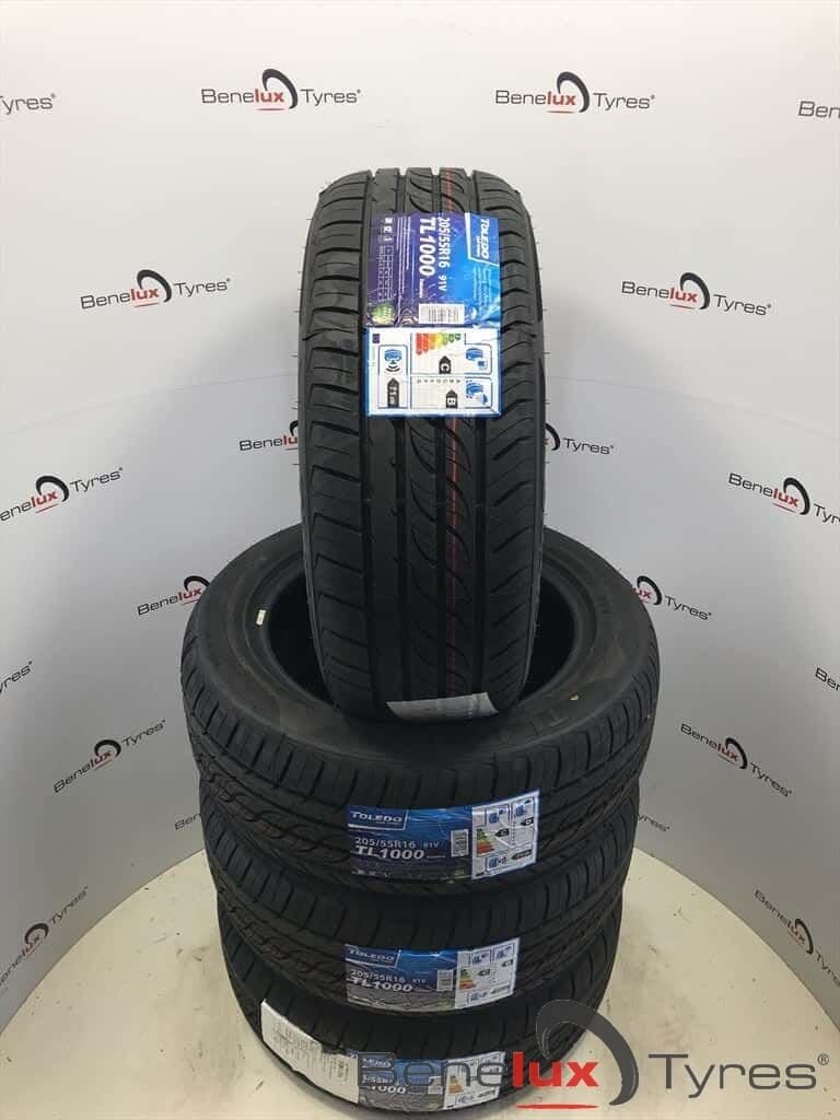 2 of 4 NEW 205/55R16 91V Toledo TL1000 205/55 R16 205/55/16, Auto-onderdelen, Banden en Velgen, Ophalen, -, Nieuw, 205 mm