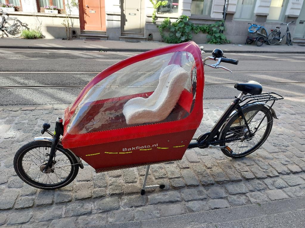 Vélo cargo, Enlèvement, Utilisé, 2 enfants, Bâche