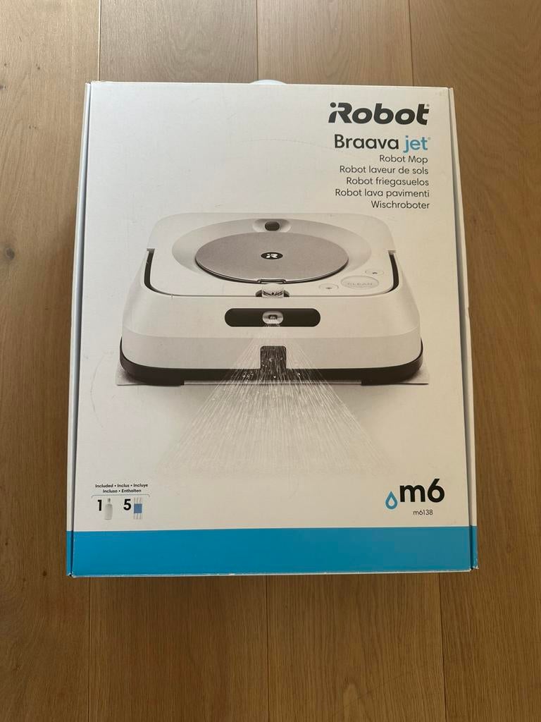 dweilrobot irobot braava jet m6, Electroménager, Enlèvement, Comme neuf