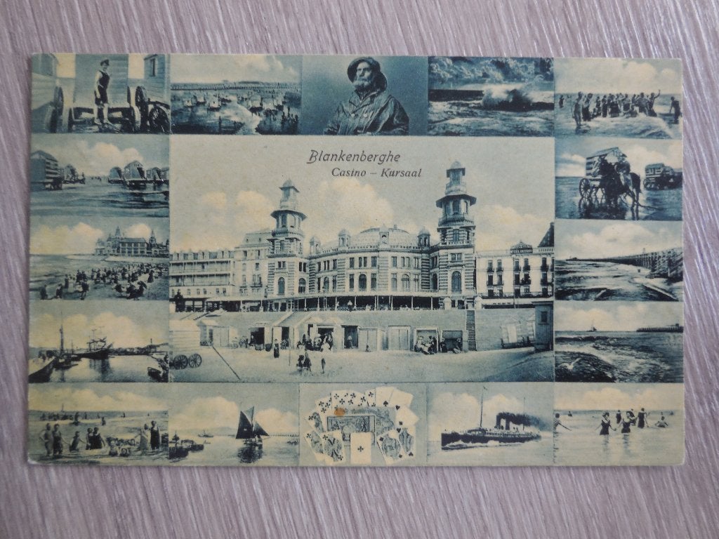 postkaart Blankenberge, Ophalen of Verzenden, Voor 1920, Gelopen, West-Vlaanderen