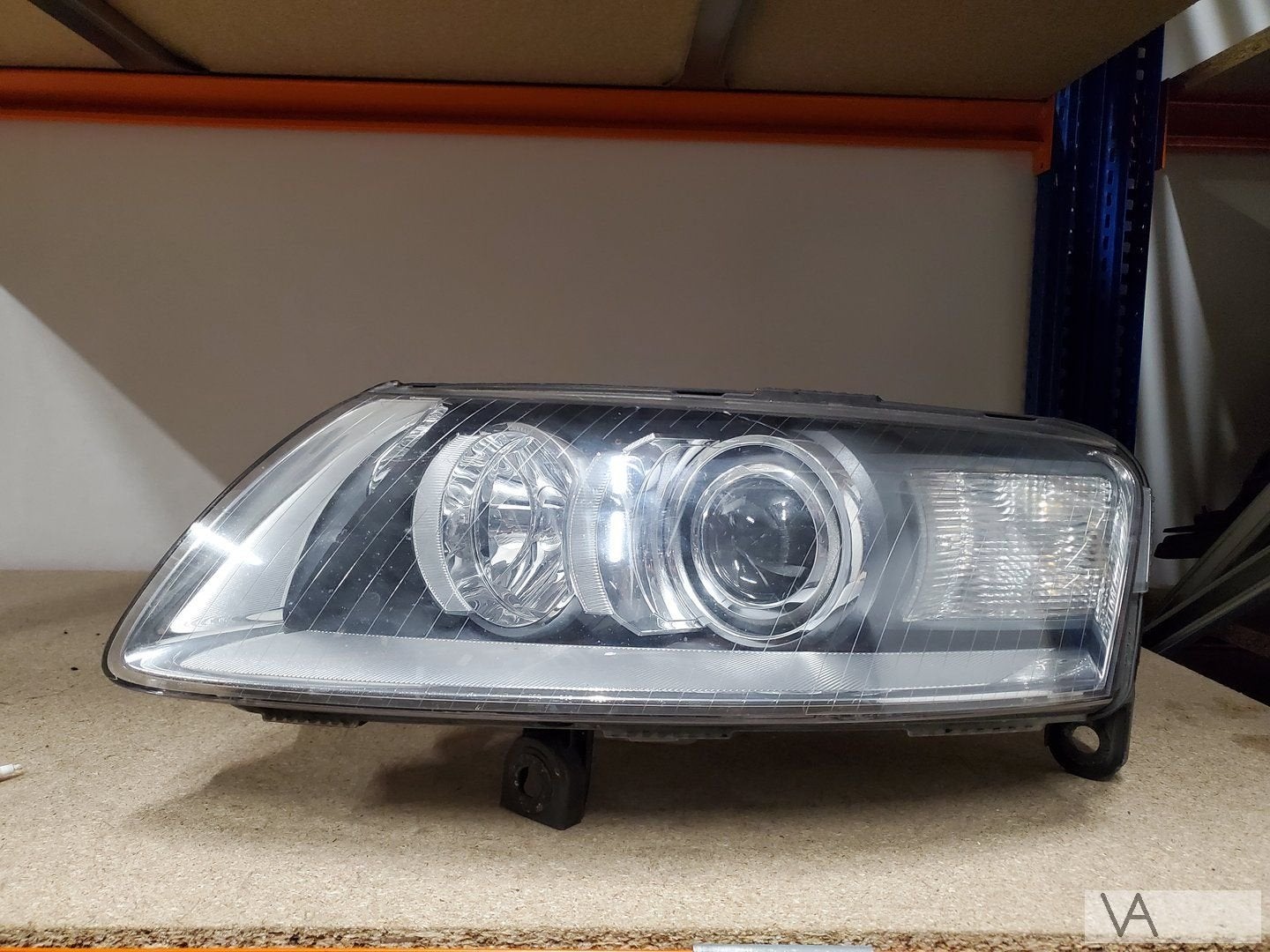 Audi A6 4f 2004 - 2009 koplamp links xenon met bochtlicht, -, Audi, Utilisé, -