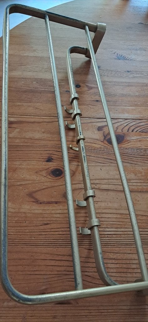 Oude vintage kapstok wandkapstok.  BIEDEN kan, Gebruikt, Minder dan 100 cm, Metaal, Ophalen