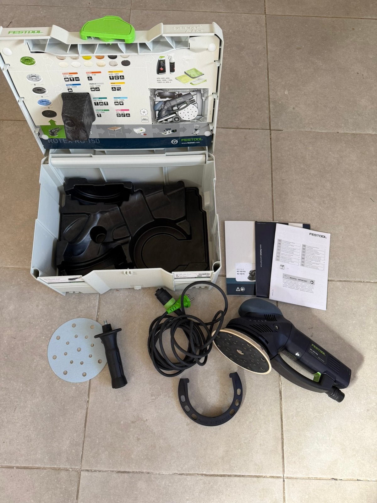 Festool ROTEX RO 150 FEQ-Plus schuurmachine, Doe-het-zelf en Bouw, Ophalen, Gebruikt