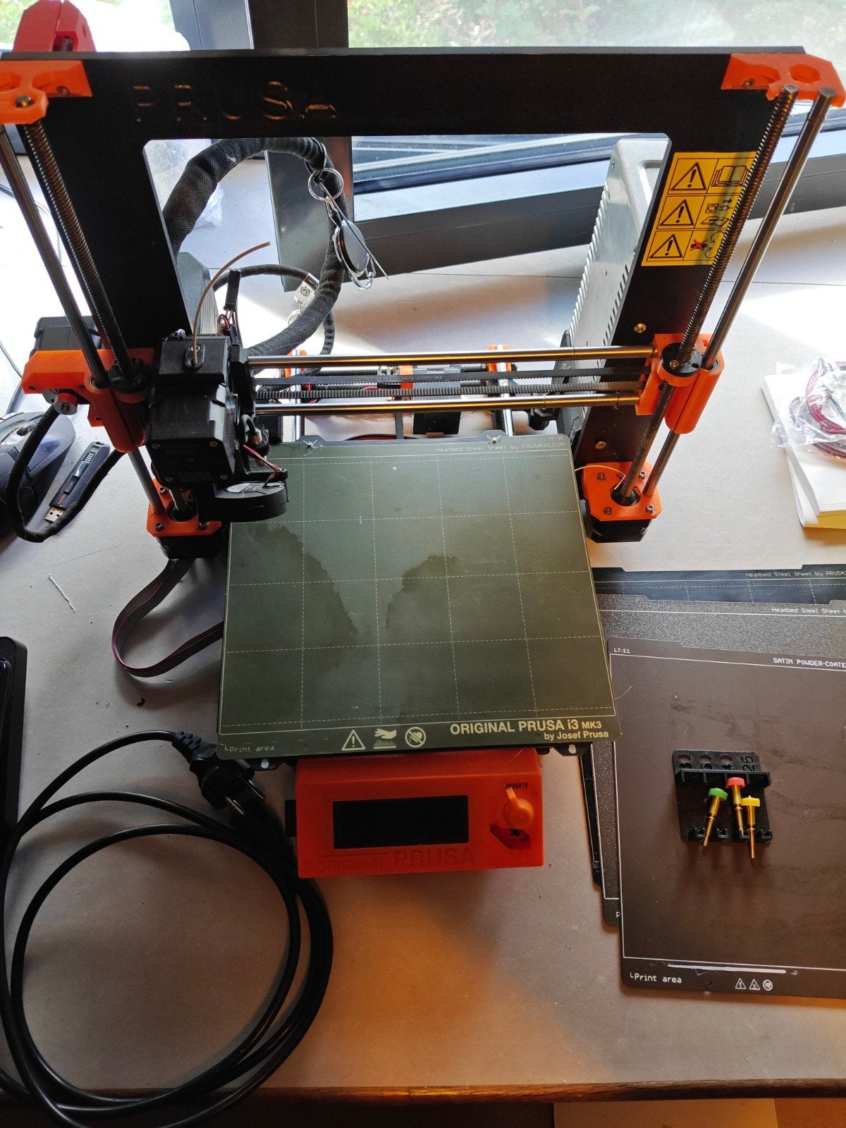 Prusa mk 2.5s met Revo hotend en nozzle set., Gebruikt, Filament, Ophalen, Prusa