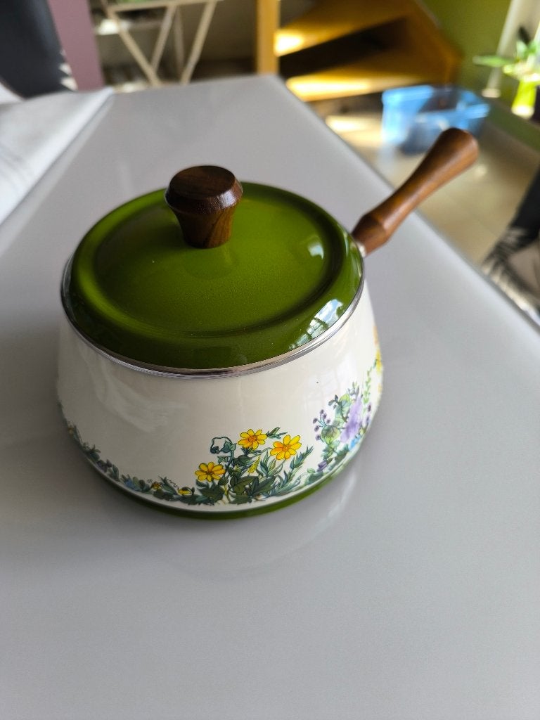 Caquelon fondue, Enlèvement ou Envoi, Comme neuf, Émail, Cocotte