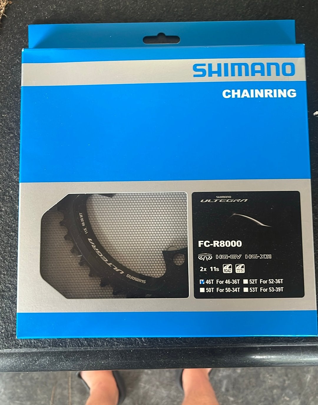 Plateau Shimano 46T Ultegra, Fietsen en Brommers, Crankstel of Pedalen, Overige materialen, Nieuw, Ophalen of Verzenden