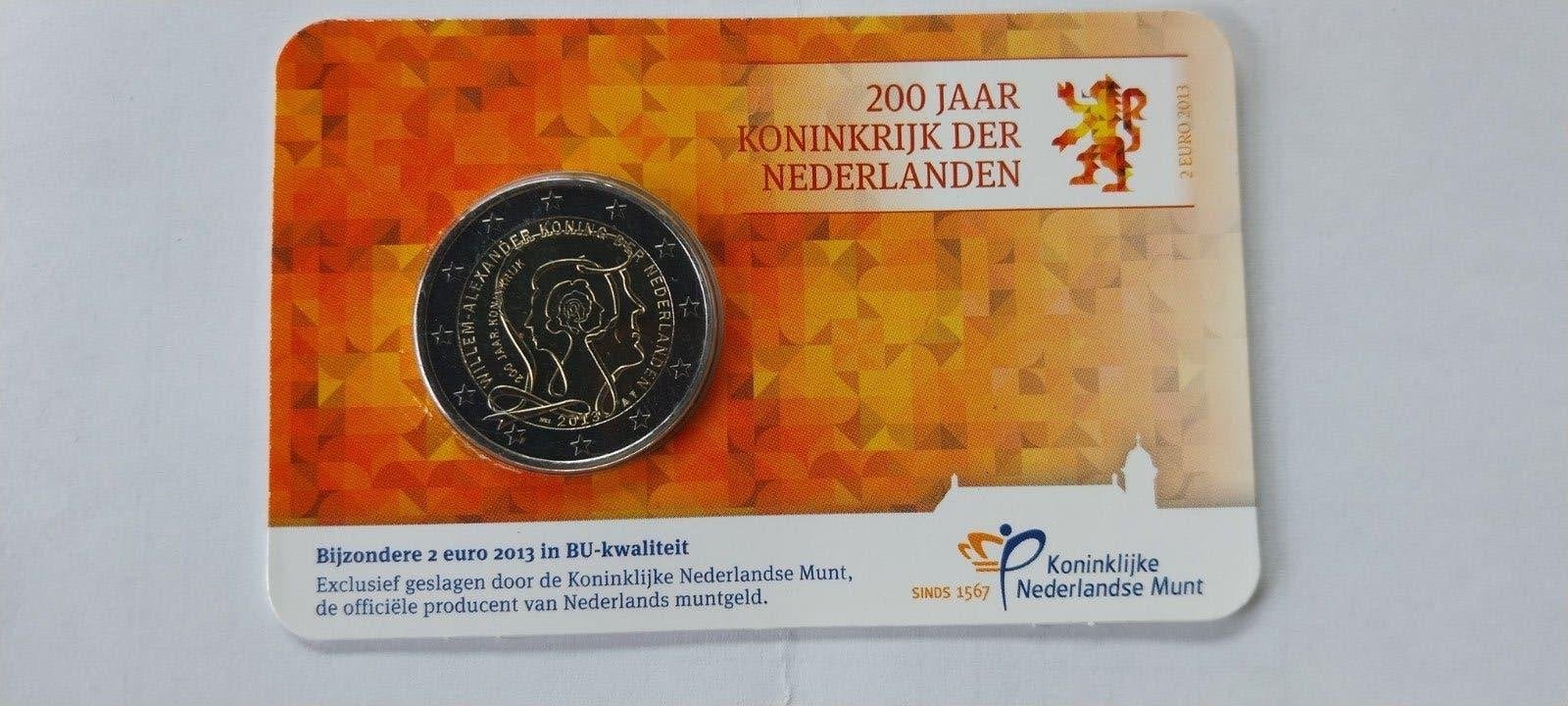 Coincard Pays-Bas 2013, Timbres & Monnaies, Monnaies | Europe | Monnaies euro, Enlèvement ou Envoi, Autres pays, 2 euros, Série