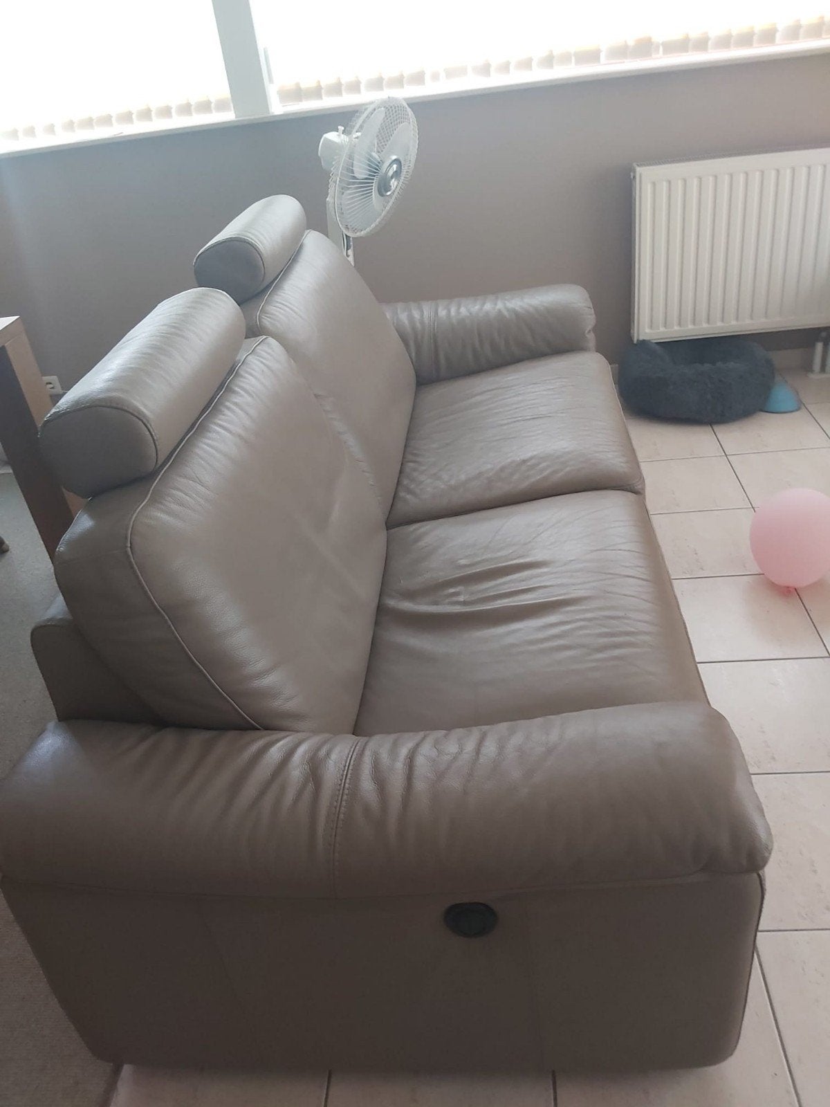 lederen salon, Huis en Inrichting, Ophalen, Gebruikt