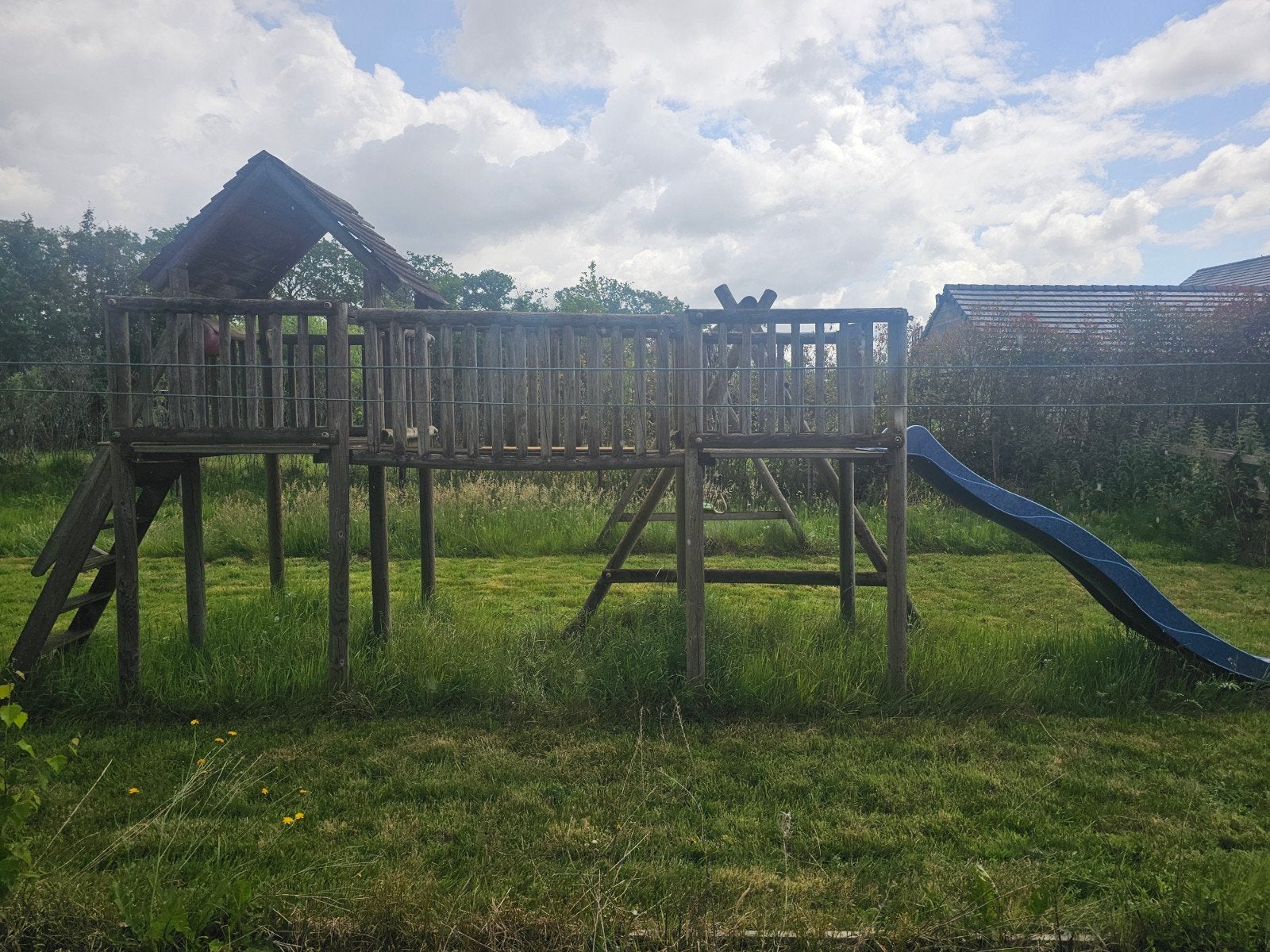 Buiten Schommel met uitkijk toren loop brug, Ophalen, Schommel