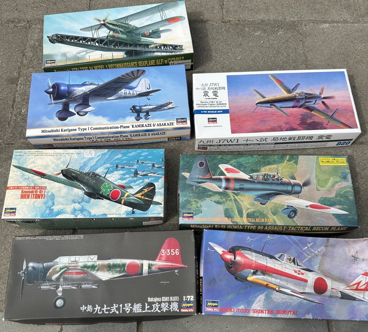 Lot 1:72 Hasegawa, Enlèvement ou Envoi, Comme neuf, Hasegawa