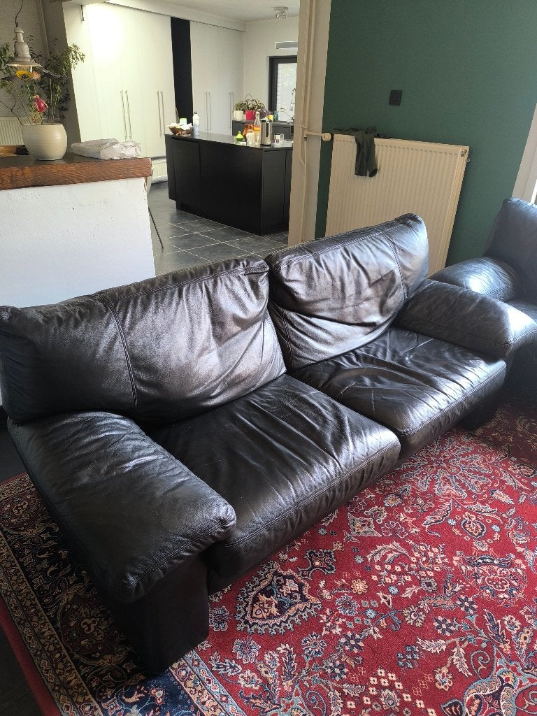 2 zetels te koop, Maison & Meubles, Canapés | Salons, 75 à 100 cm, Enlèvement, Utilisé, 150 à 200 cm