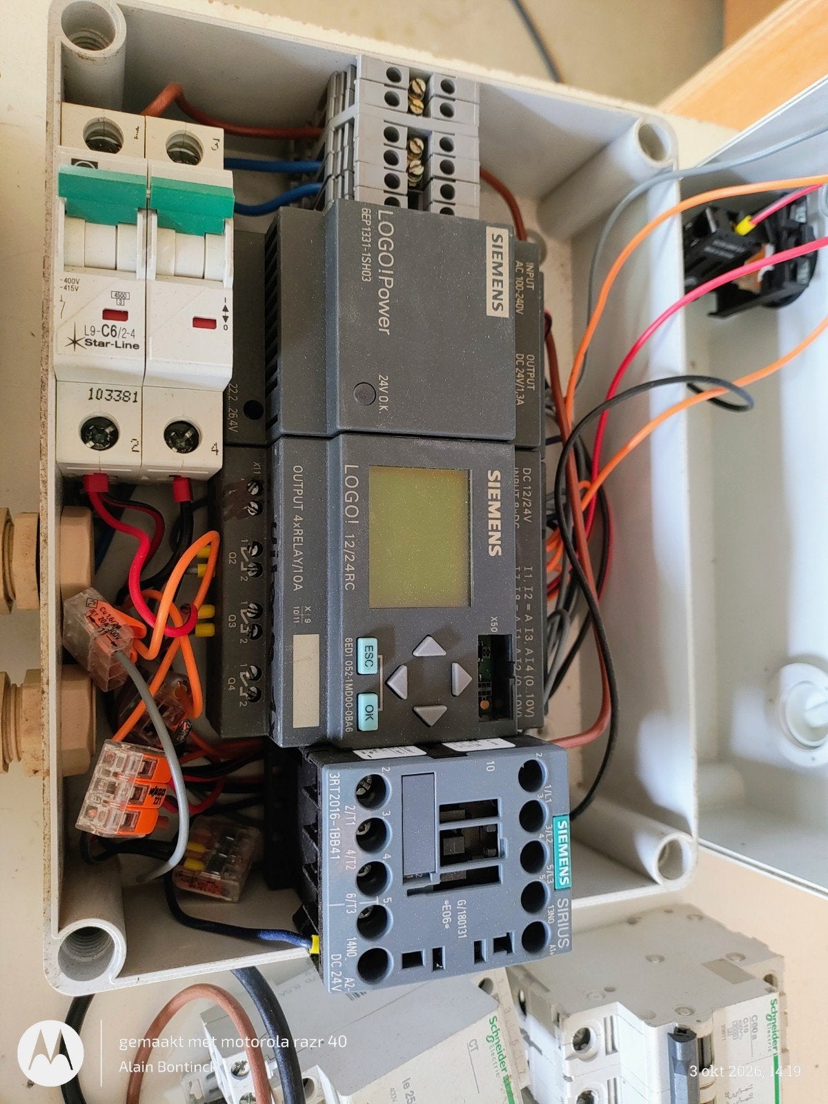 Lot automaten en Siemens LOGO! Schakelkast & PLC en Cee stek, Ophalen, Gebruikt, Siemens, Installatieautomaat