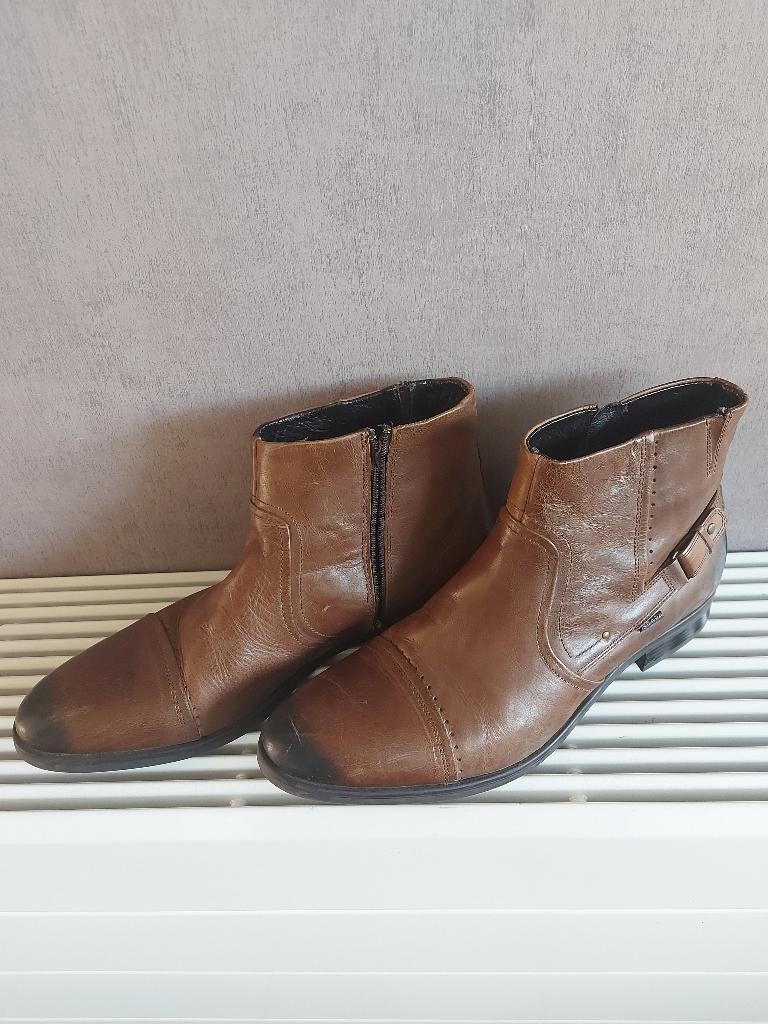 Enkellaarzen SCAPA maat 45, Vêtements | Hommes, Chaussures, Bottes, Comme neuf, Brun, Enlèvement