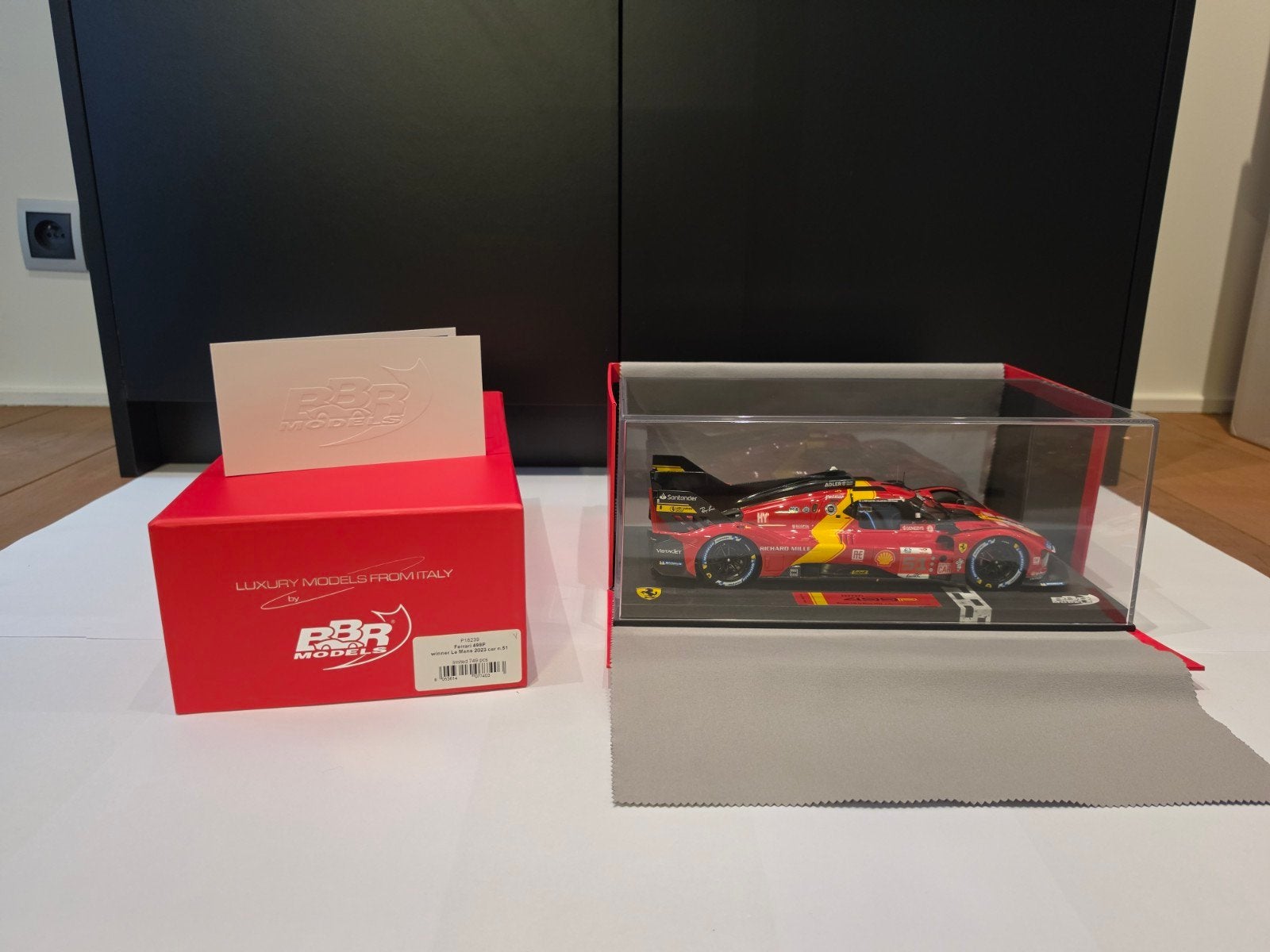 La Ferrari 499P remporte la voiture n51 du Mans 2023 - BBR, Enlèvement ou Envoi, Neuf, Voiture, Autres marques
