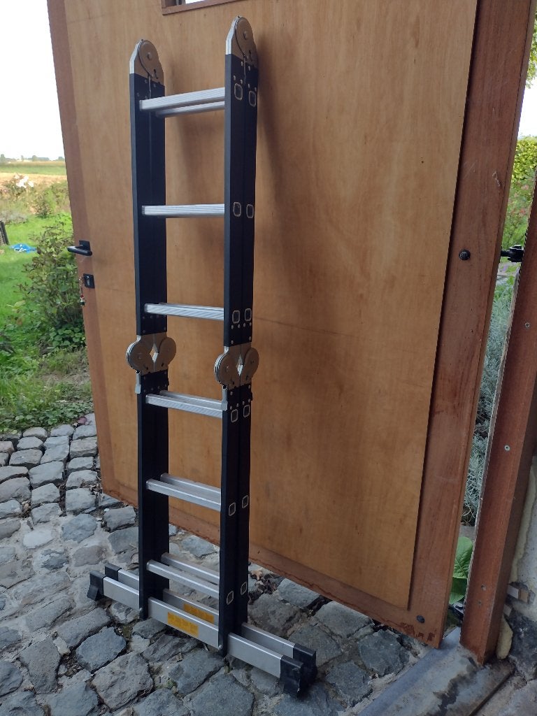 Nieuwe ladder 4 in 1 mogelijkheden (Multifold galico) 100€, Doe-het-zelf en Bouw, Ophalen, Nieuw, Ladder, Opvouwbaar of Inschuifbaar