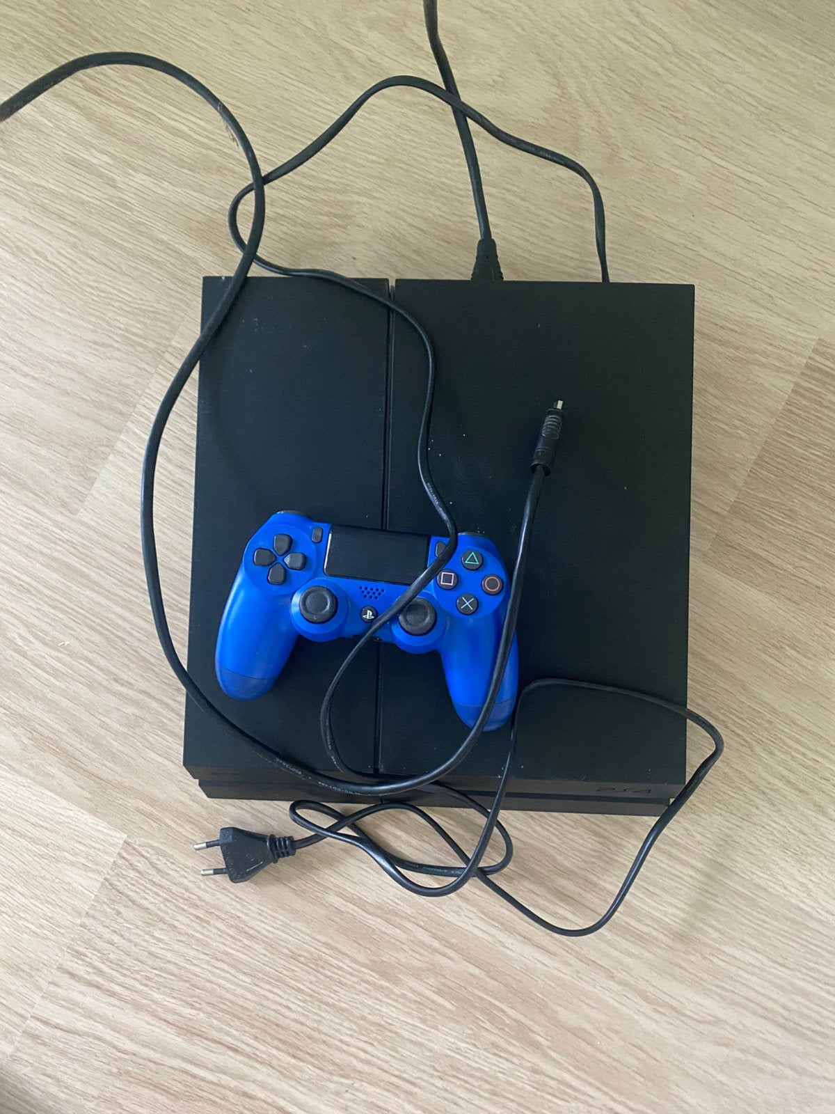 Sony PlayStation 4 met blauwe controller, werkend, 500 GB, Enlèvement ou Envoi, Avec 1 manette, Comme neuf