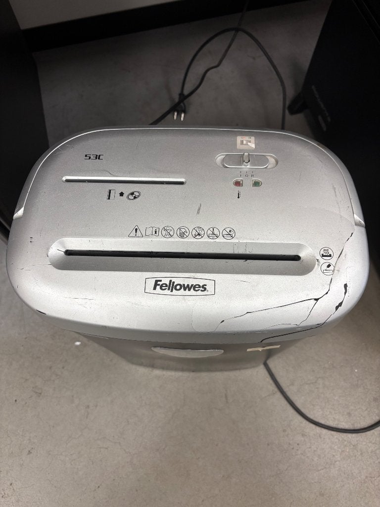 Fellowes papierversnipperaar, Diversen, Bureau-accessoires, Ophalen of Verzenden, Gebruikt