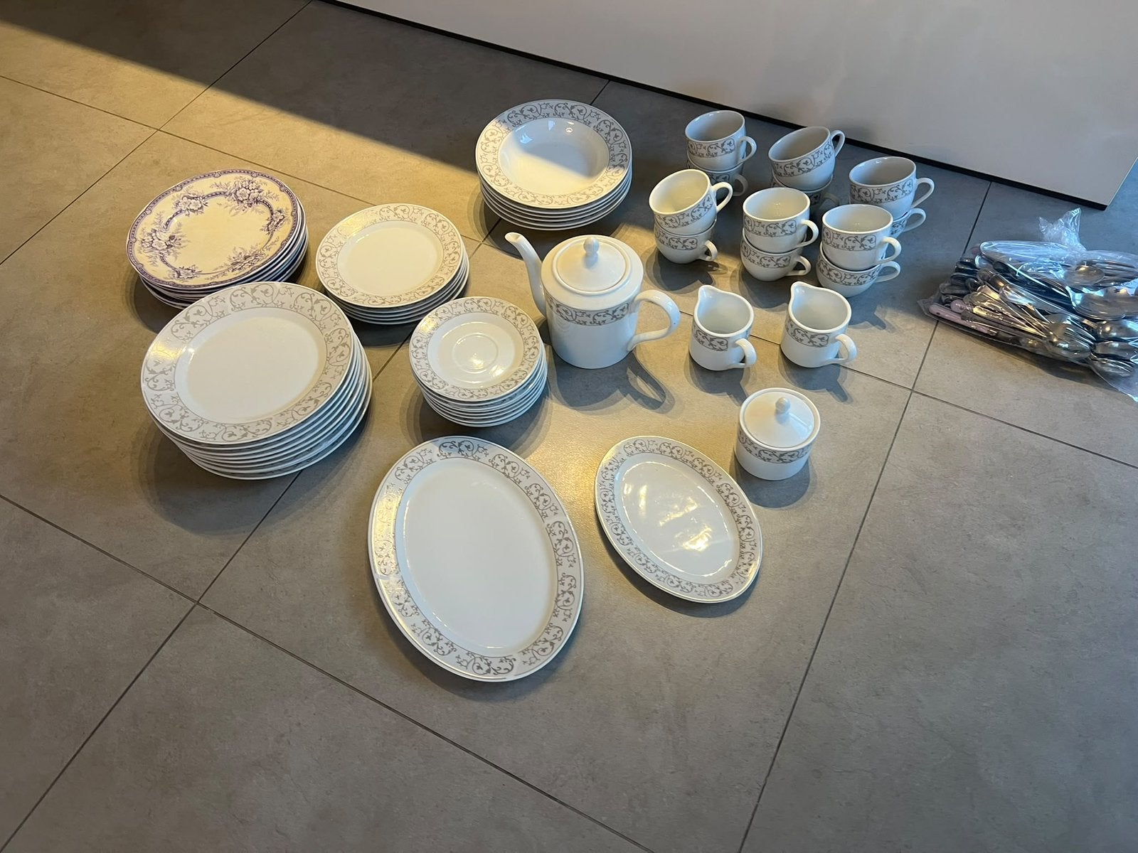 Servies, Ophalen