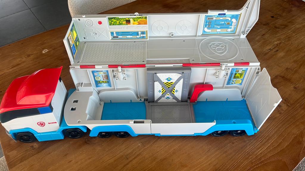 Paw Patrol grote camion met extra wagentjes, Kinderen en Baby's, Ophalen, Gebruikt