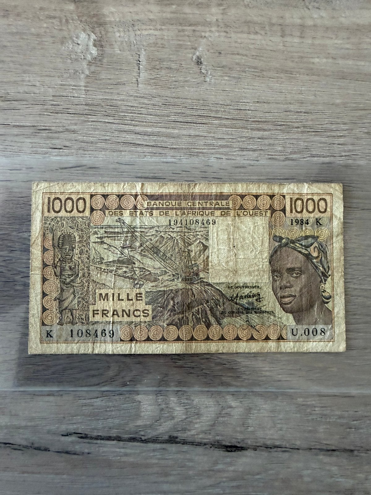 1000 francs Afrique centrale, Enlèvement ou Envoi