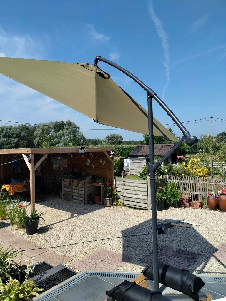Zweefparasol, Enlèvement, Comme neuf, Parasol flottant
