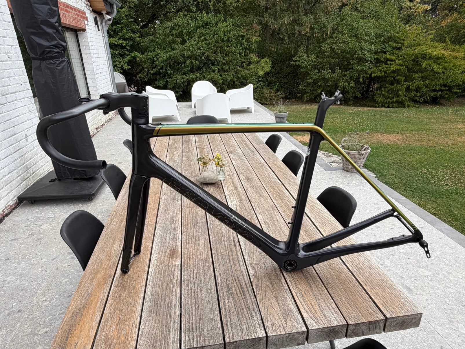 Cadre Vélo Cervelo R5 2025 Lime/black taille 56, Vélos & Vélomoteurs, Autres marques, Enlèvement, Hommes, Carbone