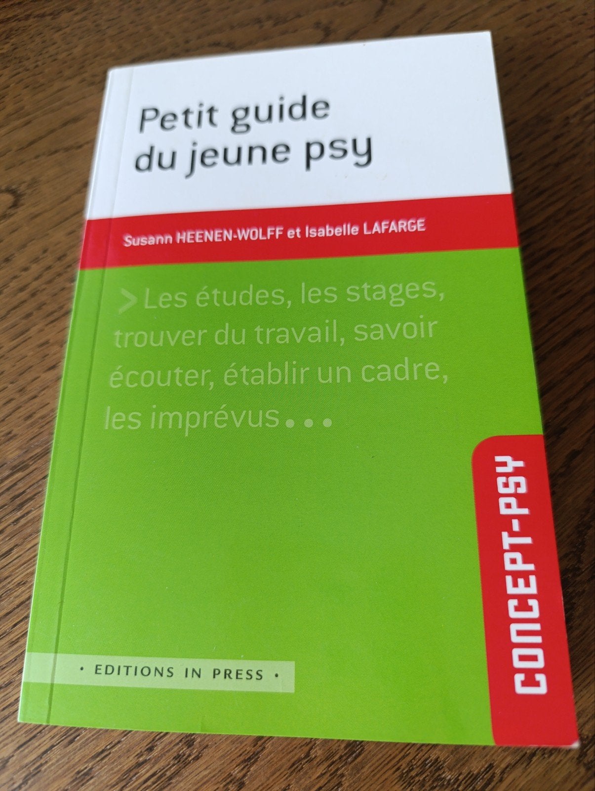 Petit guide du jeune psy, Livres, Enlèvement, Utilisé, Enseignement supérieur, Lafarge